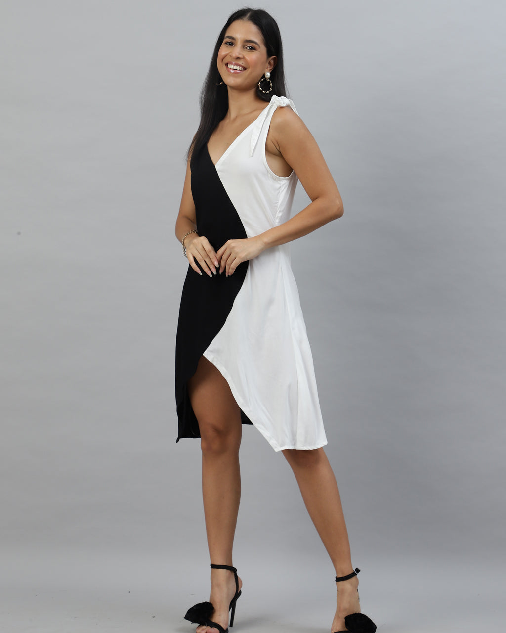 Yin yang short dress
