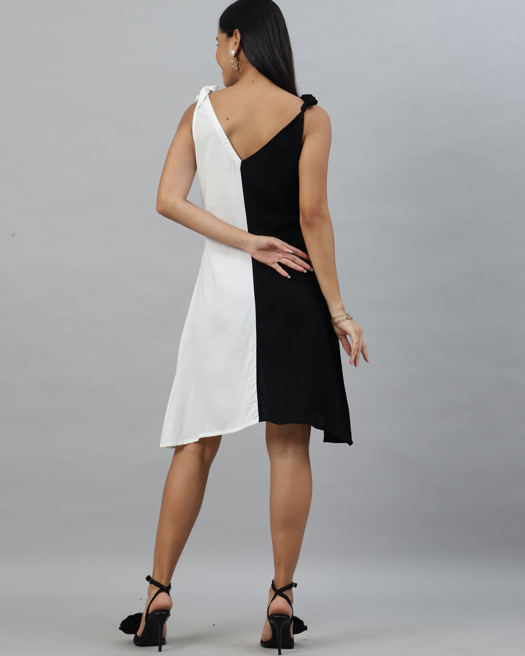 Yin yang short dress