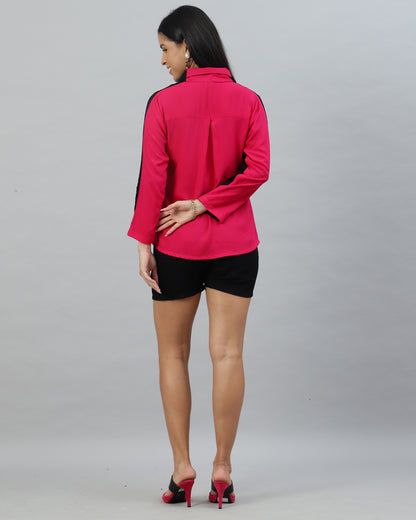 Black Pink Short set