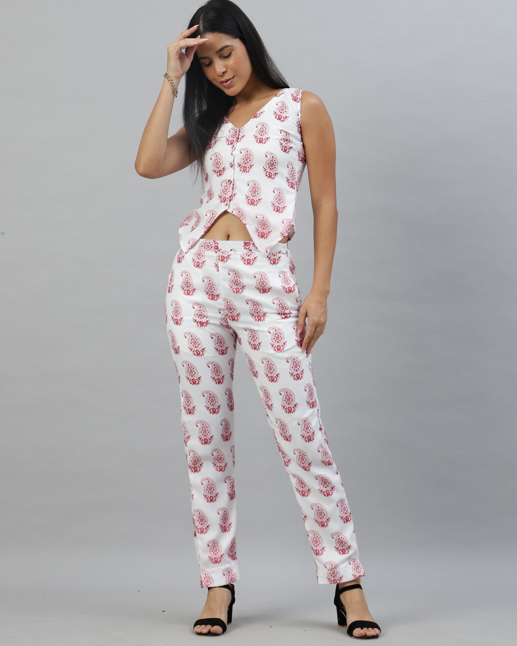 Paisley Vest set