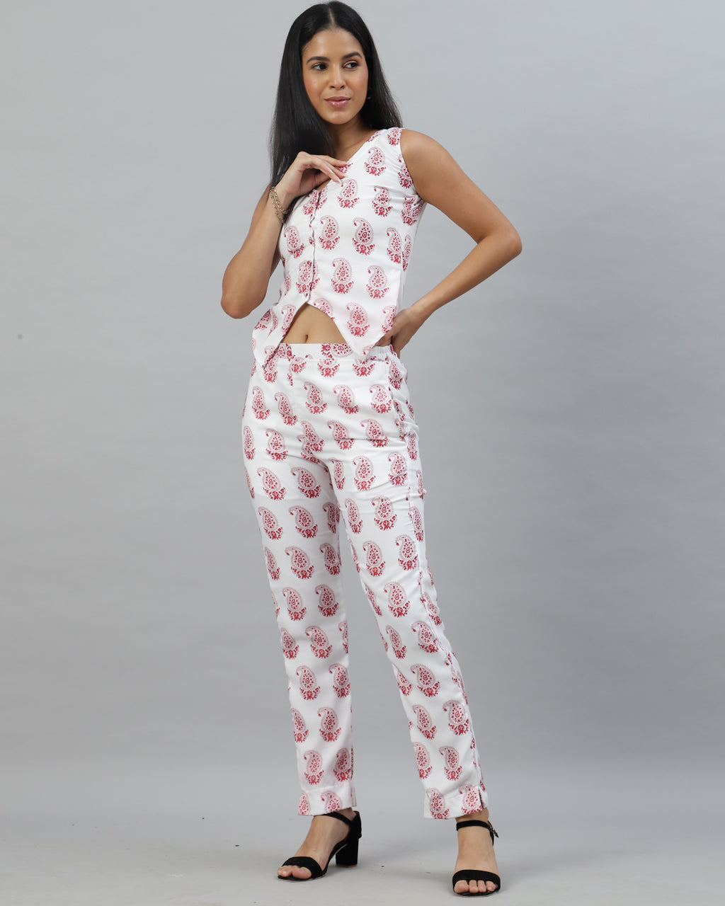 Paisley Vest set
