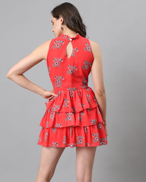 Red Canary mini dress