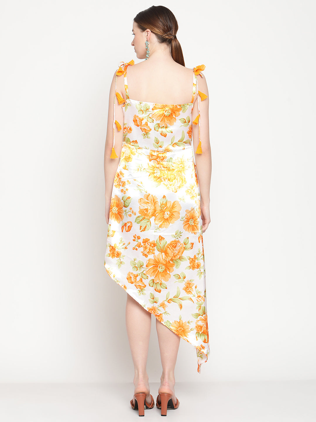 Marigold slip dress