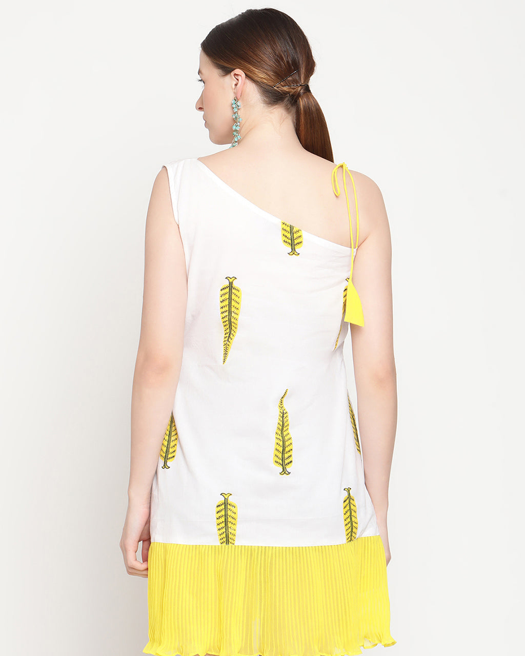 Gold leaf dress