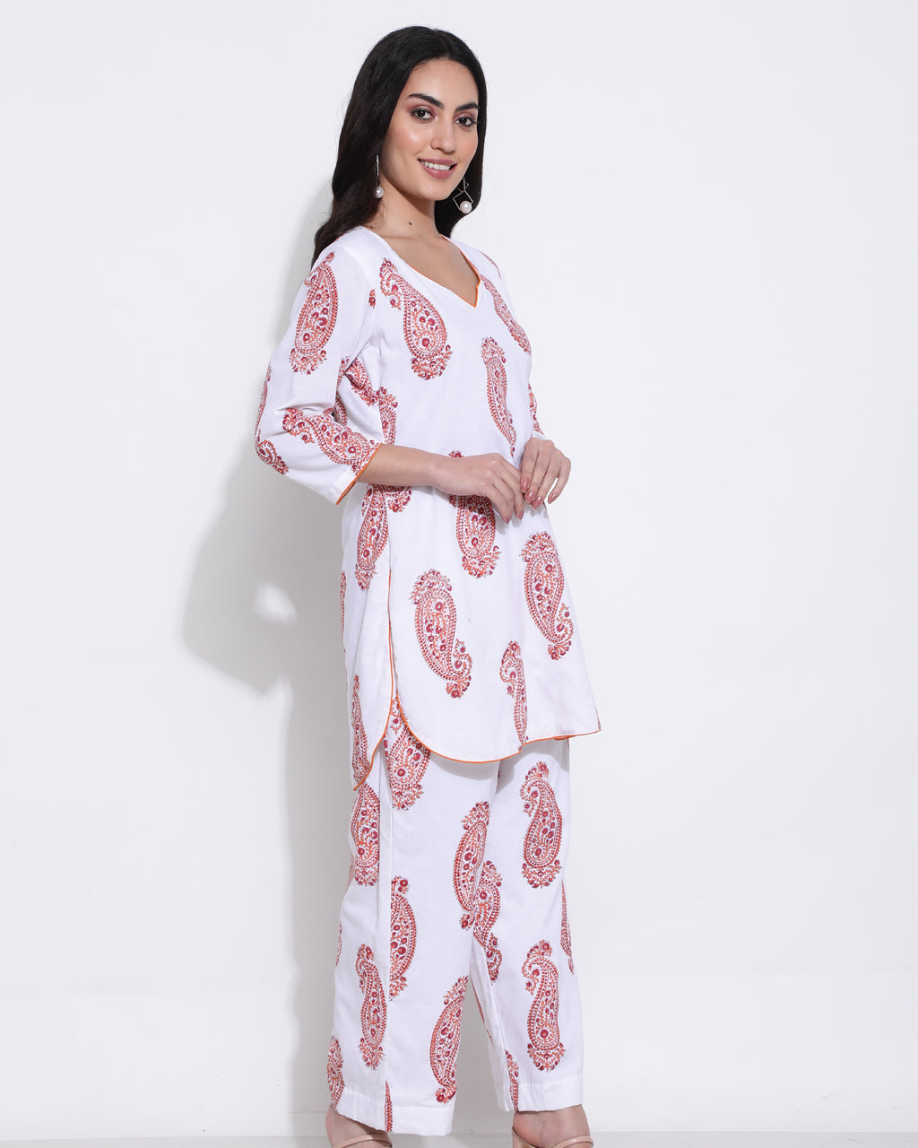 Orange paisley co-ord