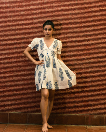 Blue paisley Mini