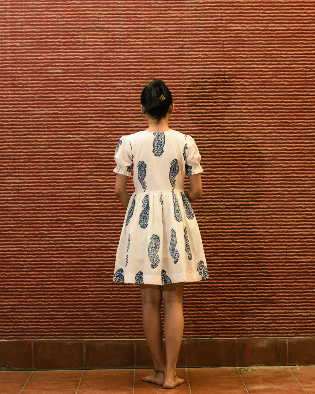 Blue paisley Mini
