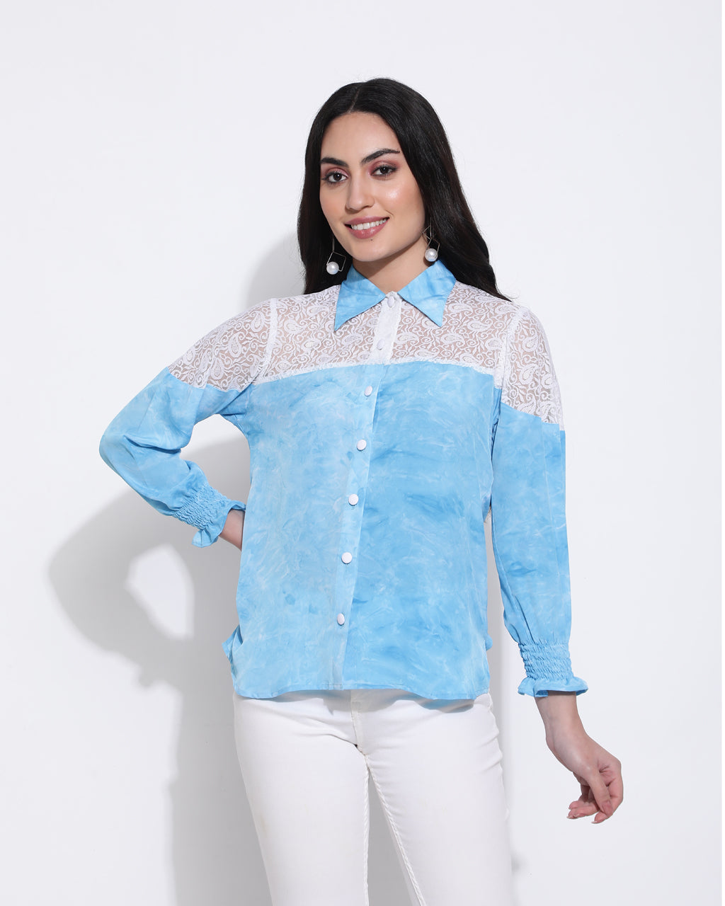 Sky Lace shirt