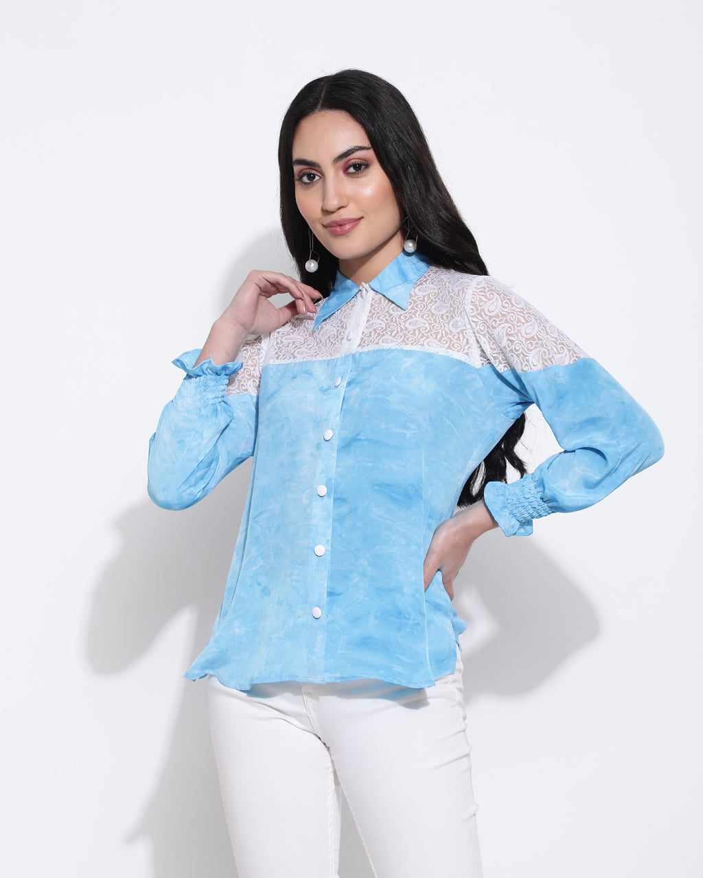 Sky Lace shirt